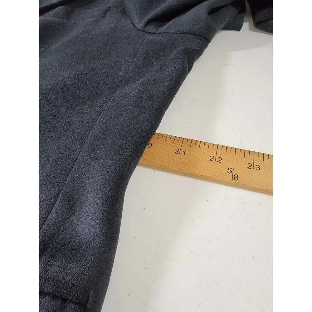 Vintage Mort Wallin Suede Men's Navy Suit Jacket Sport Coat Blazer - 42R - Picture 8 of 10